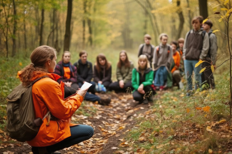 incontro di educazione ambientale con le scuole